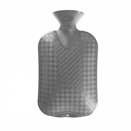 Fashy Hot Water Bottle Classic 2.0 L, Grey (8978683986207)