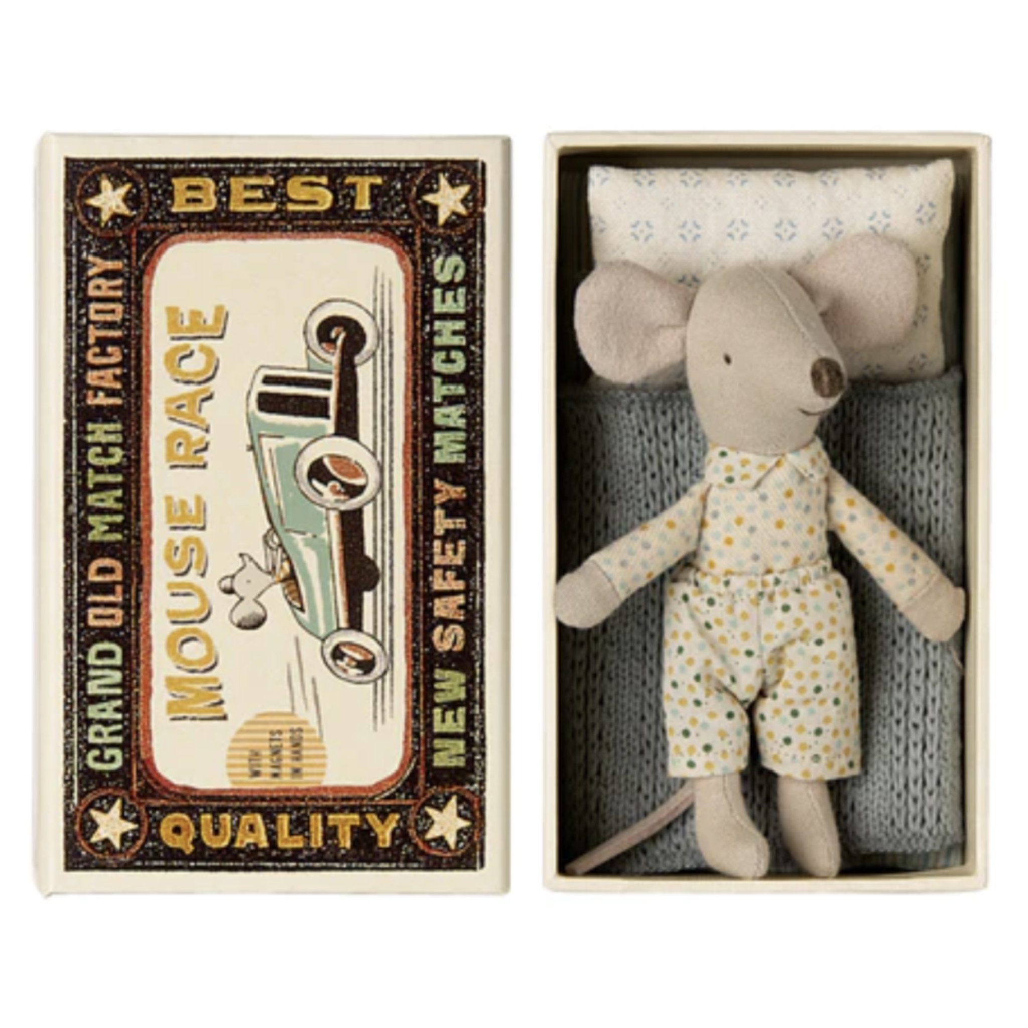 Maileg Little Brother Mouse in Box 2024 (8948549615903)