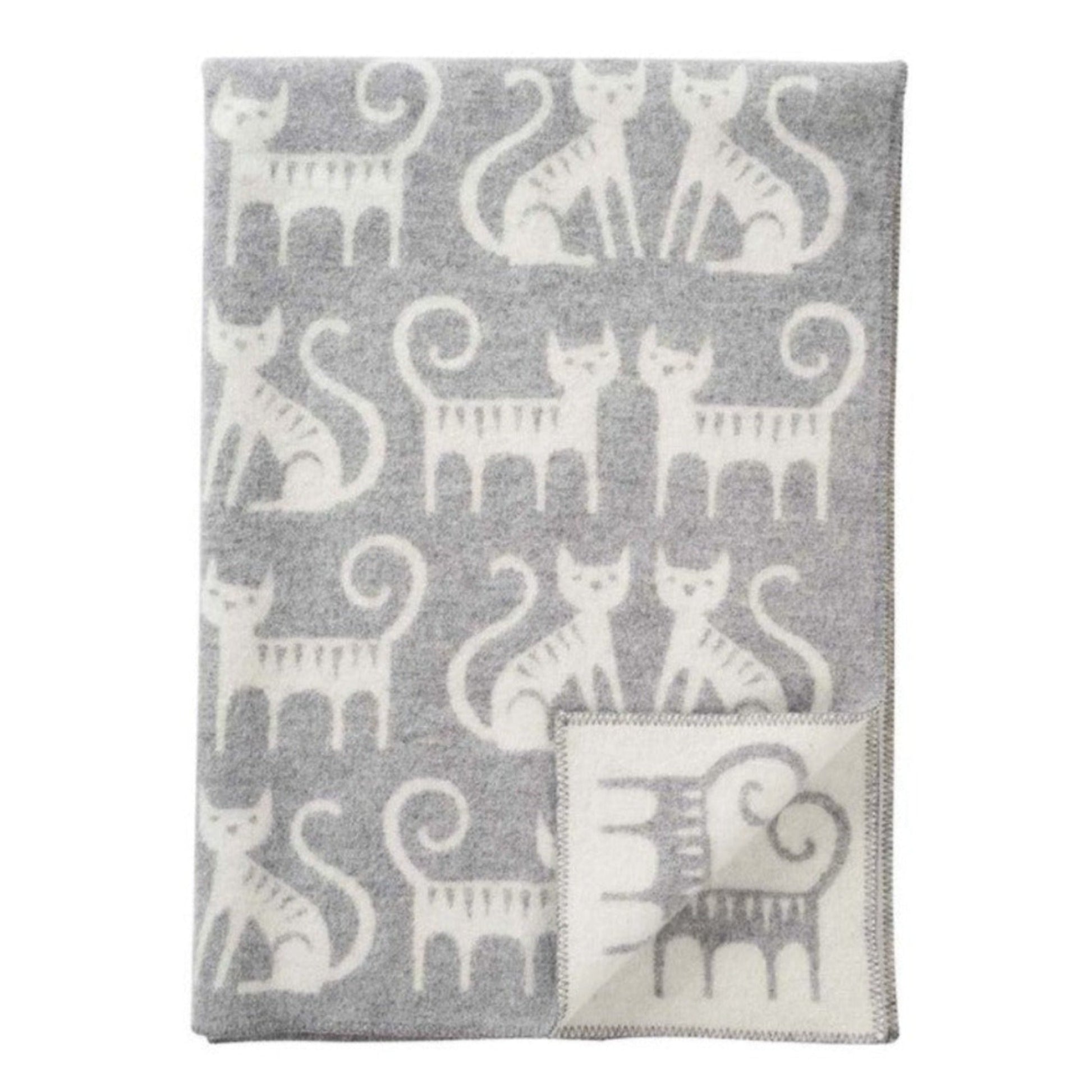Klippan Premium Wool Blanket 130x180cm, Cat Couple (8007521337631)