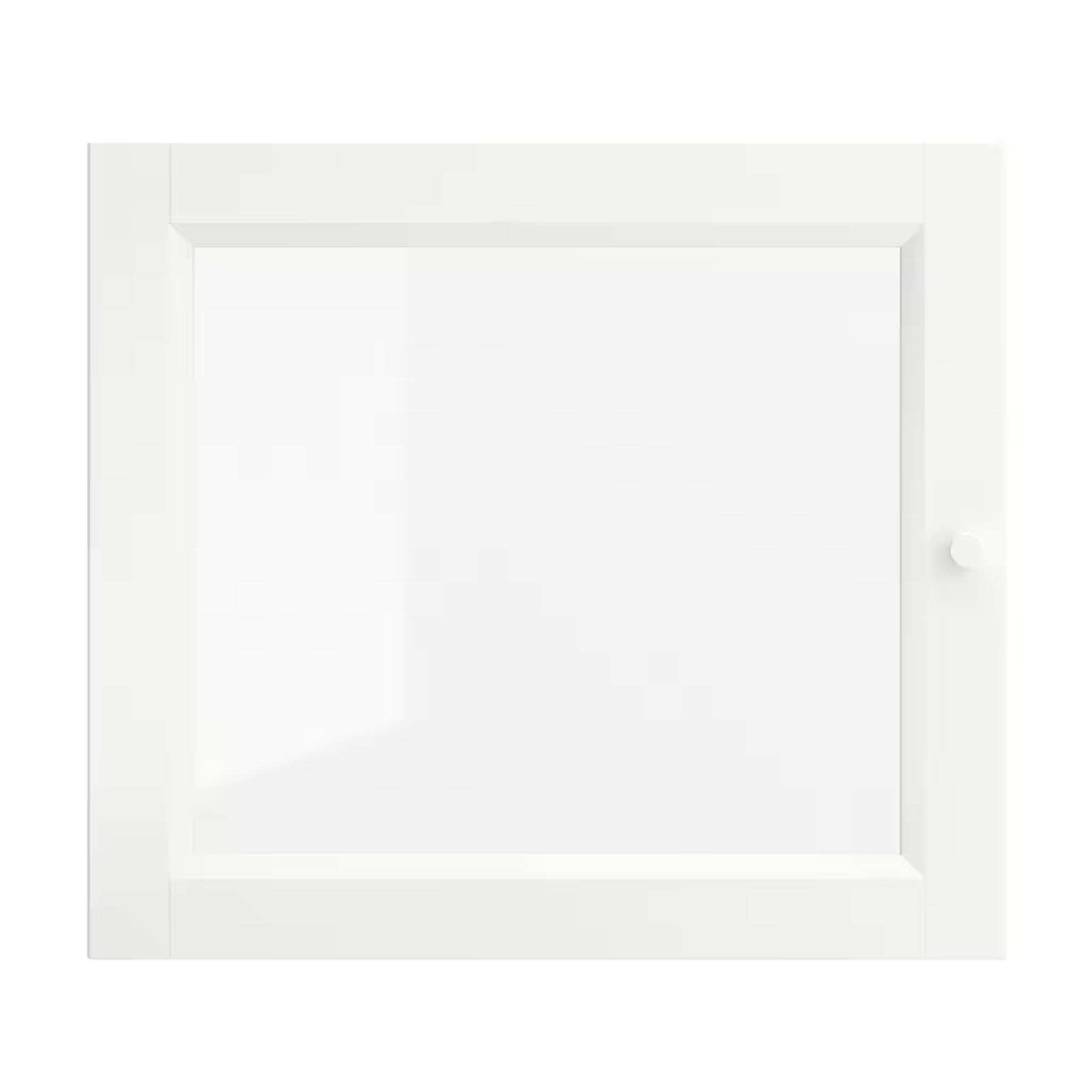Ikea Billy / Oxberg Glass Door, 40x35cm, White Nordic Chill