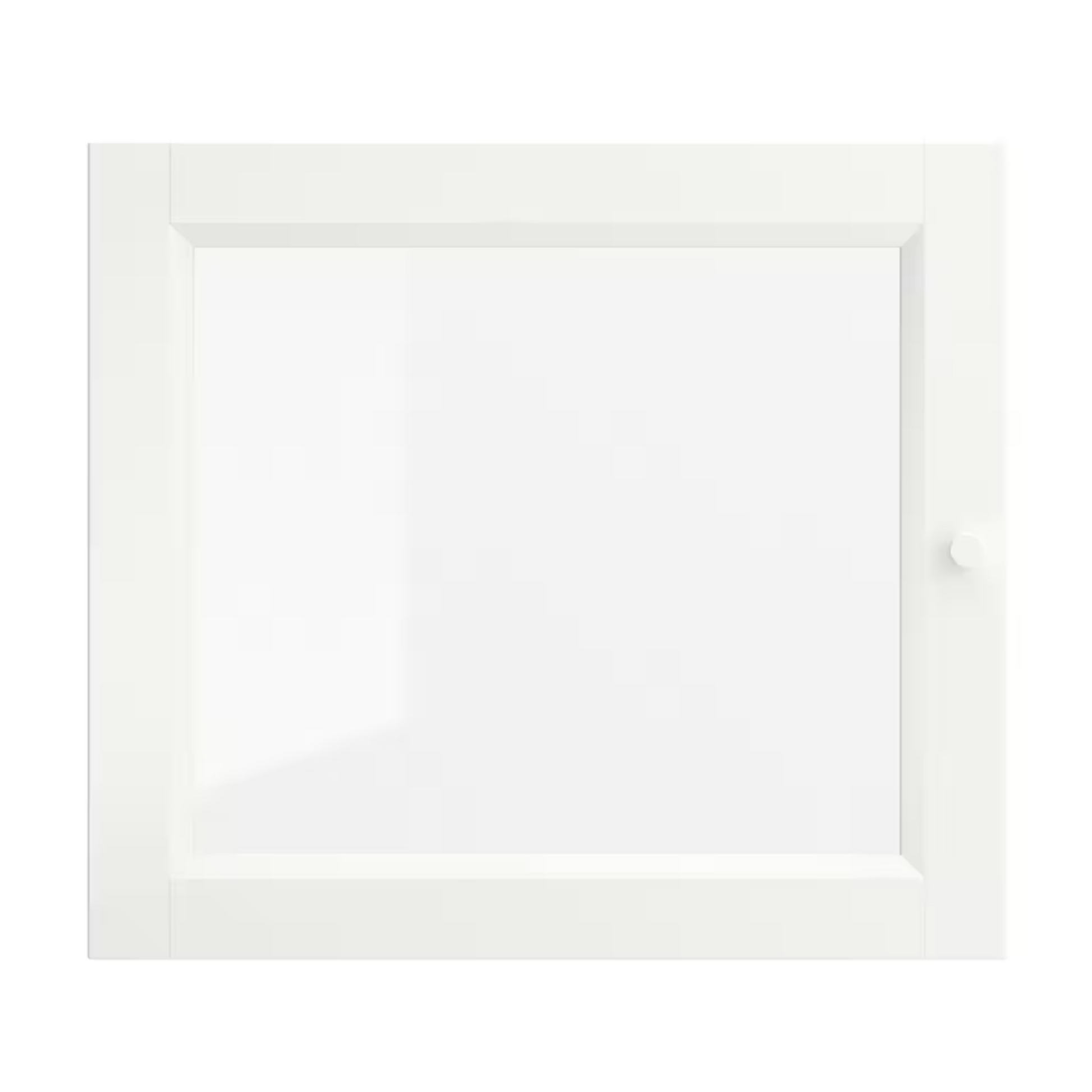 Ikea Billy / Oxberg Glass Door, 40x35cm, White Nordic Chill