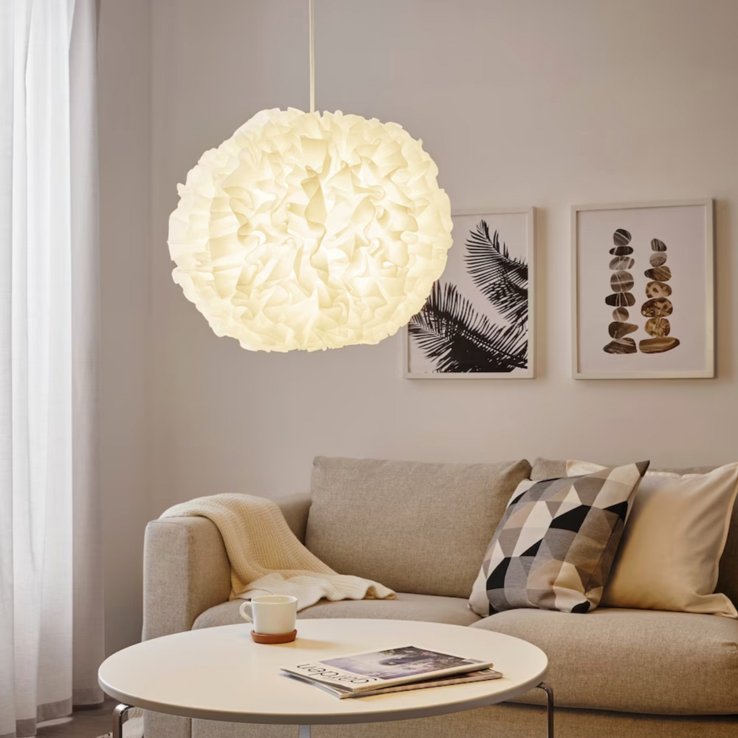 IKEA Vindkast, Pendant - White, 50cm (4660197589057)