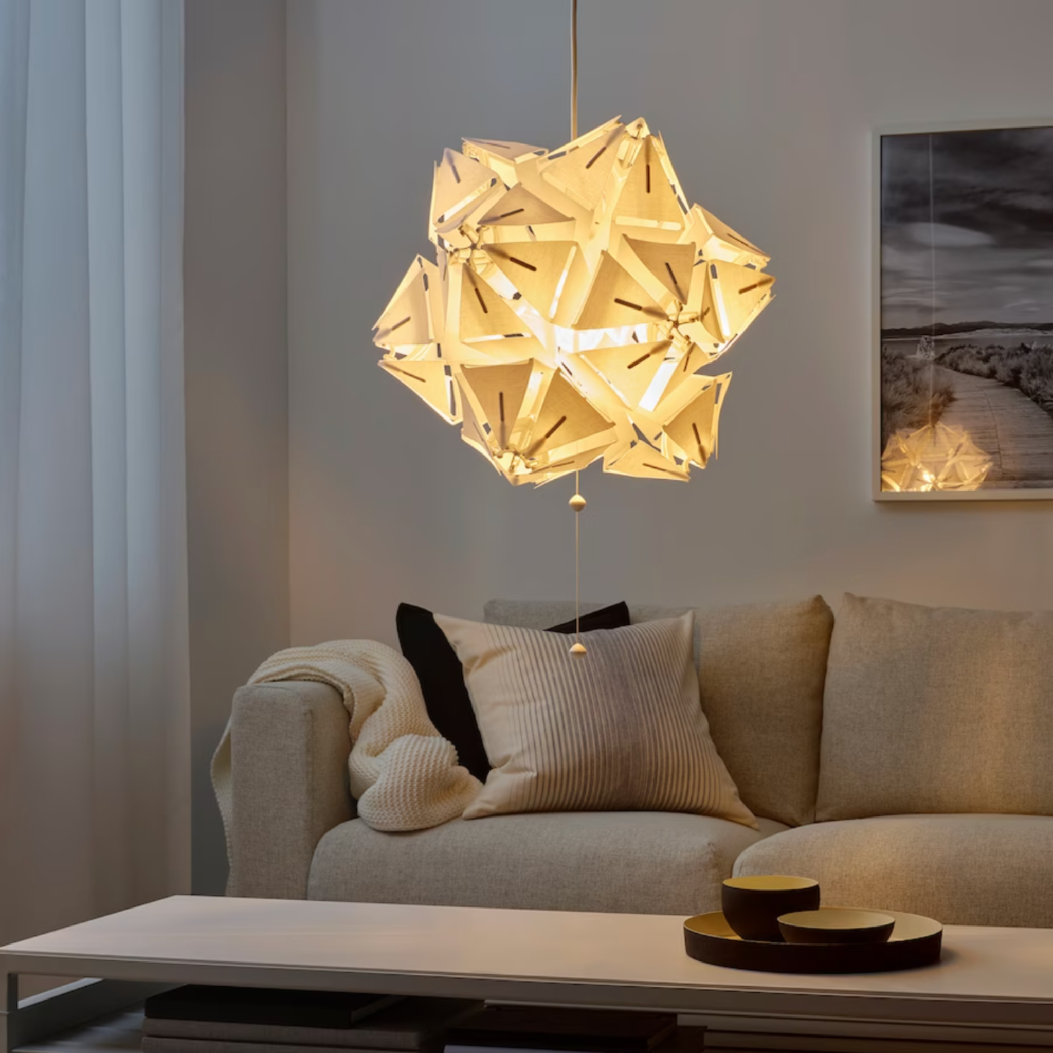 IKEA Ramsele Light 43cm, Origami (4522383048769)