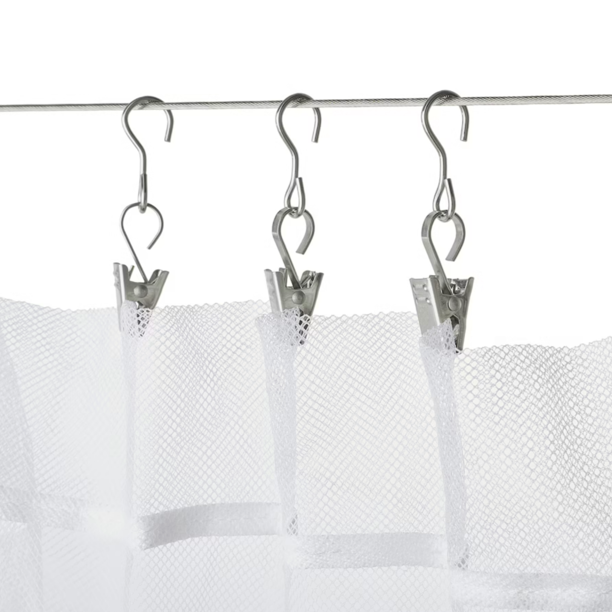 IKEA Riktig Curtain Clip, Pack of 24 (6584991055937)