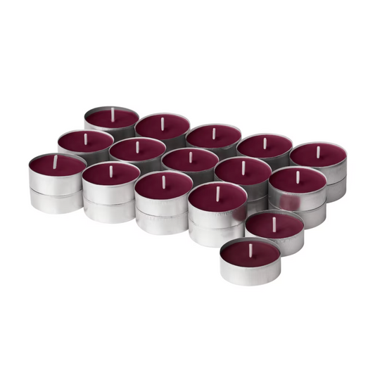 IKEA Stortskon Tea Light Candle 30-Pack, Berries (6852470636609)