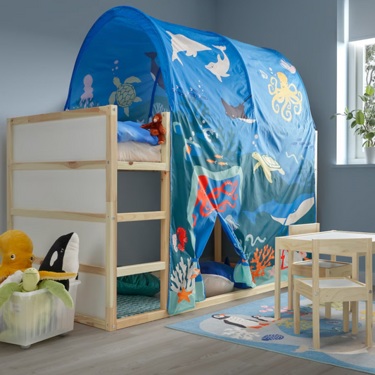 Ikea Blavingad Bed Tent, Sea Life (8101079286047)