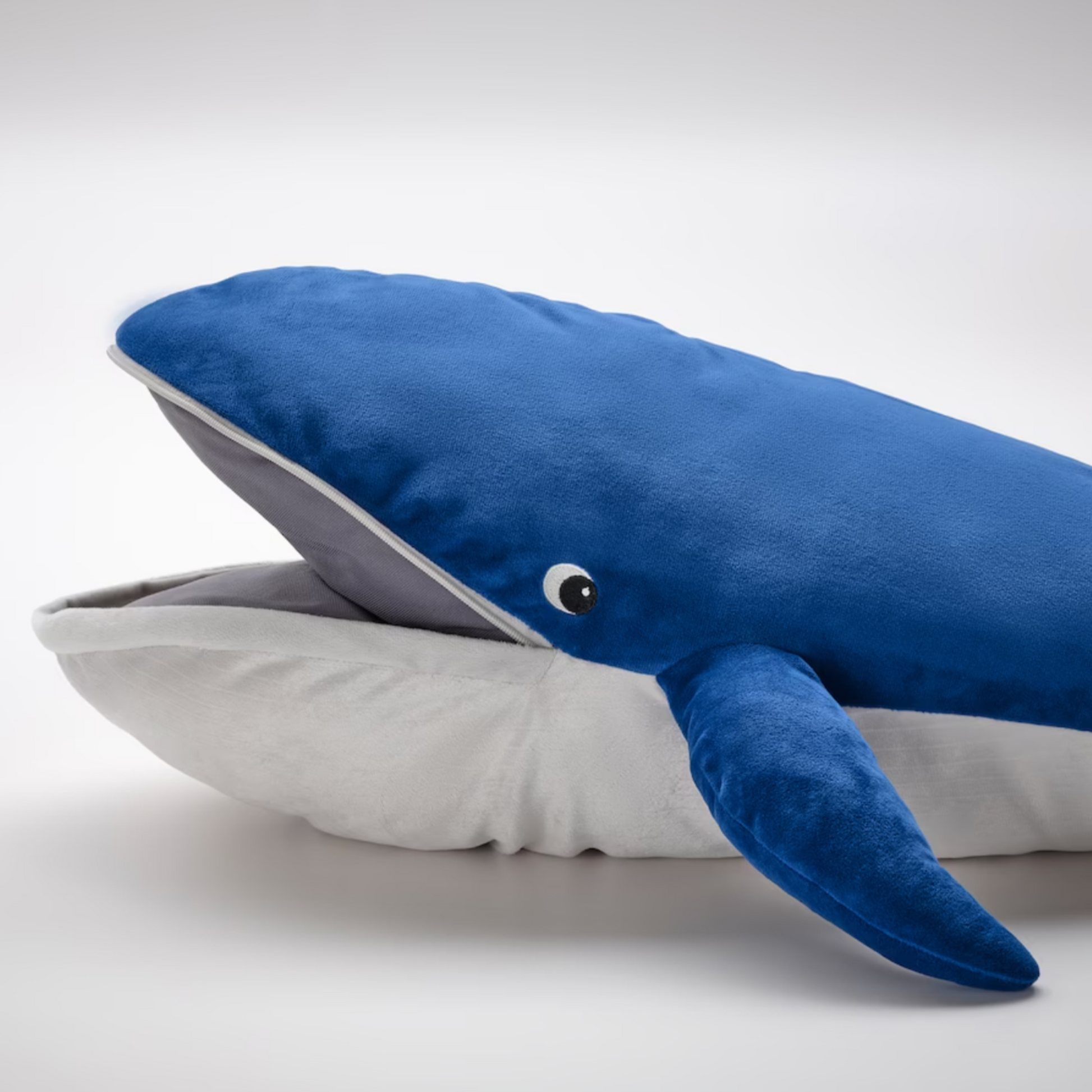 Ikea Blavingad Blue Whale Soft Toy, 100cm (8101236572447)