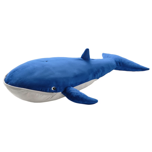 Ikea Blavingad Blue Whale Soft Toy, 100cm (8101236572447)