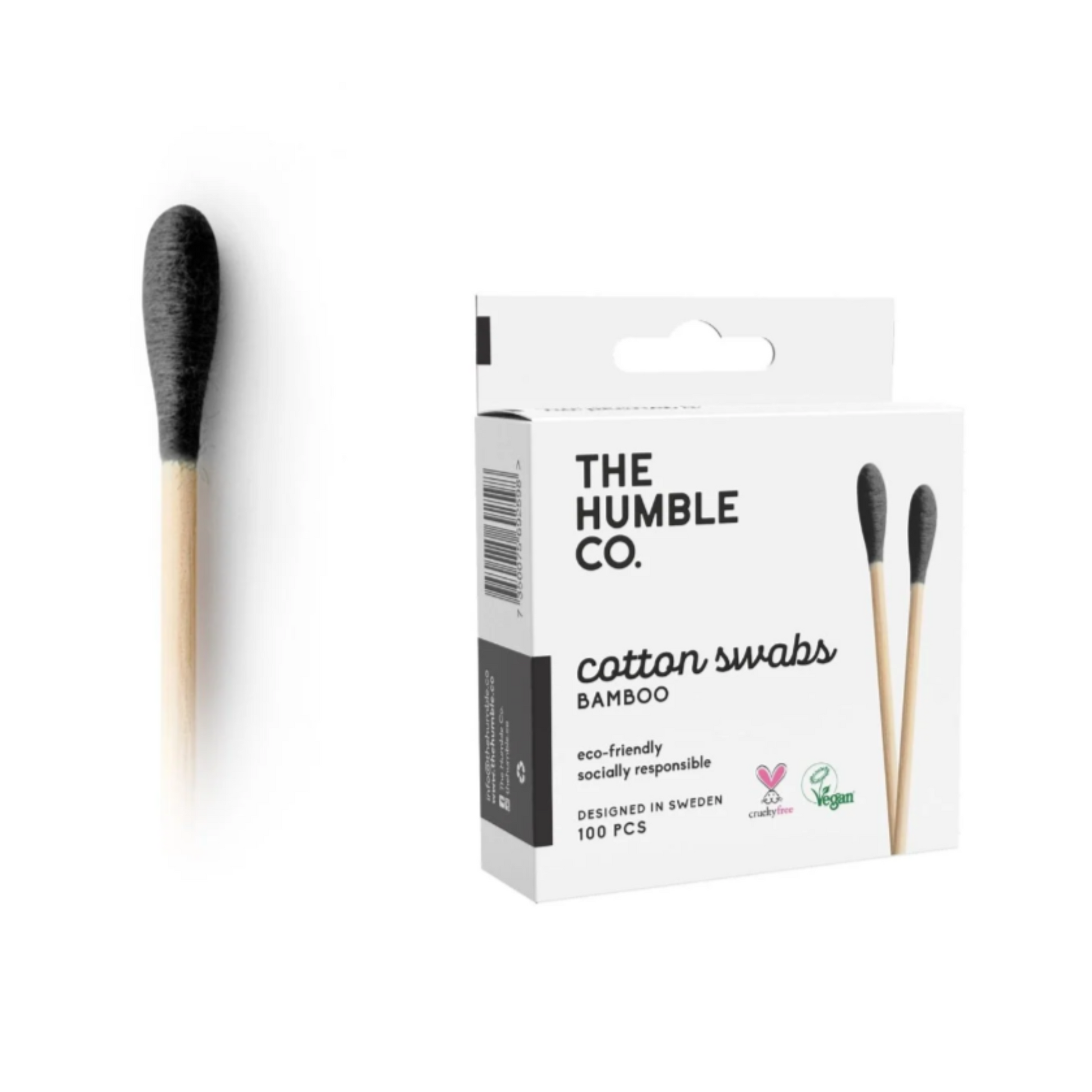 The Humble & Co. Bamboo/Cotton Bud 100-Pack (1469274259521)