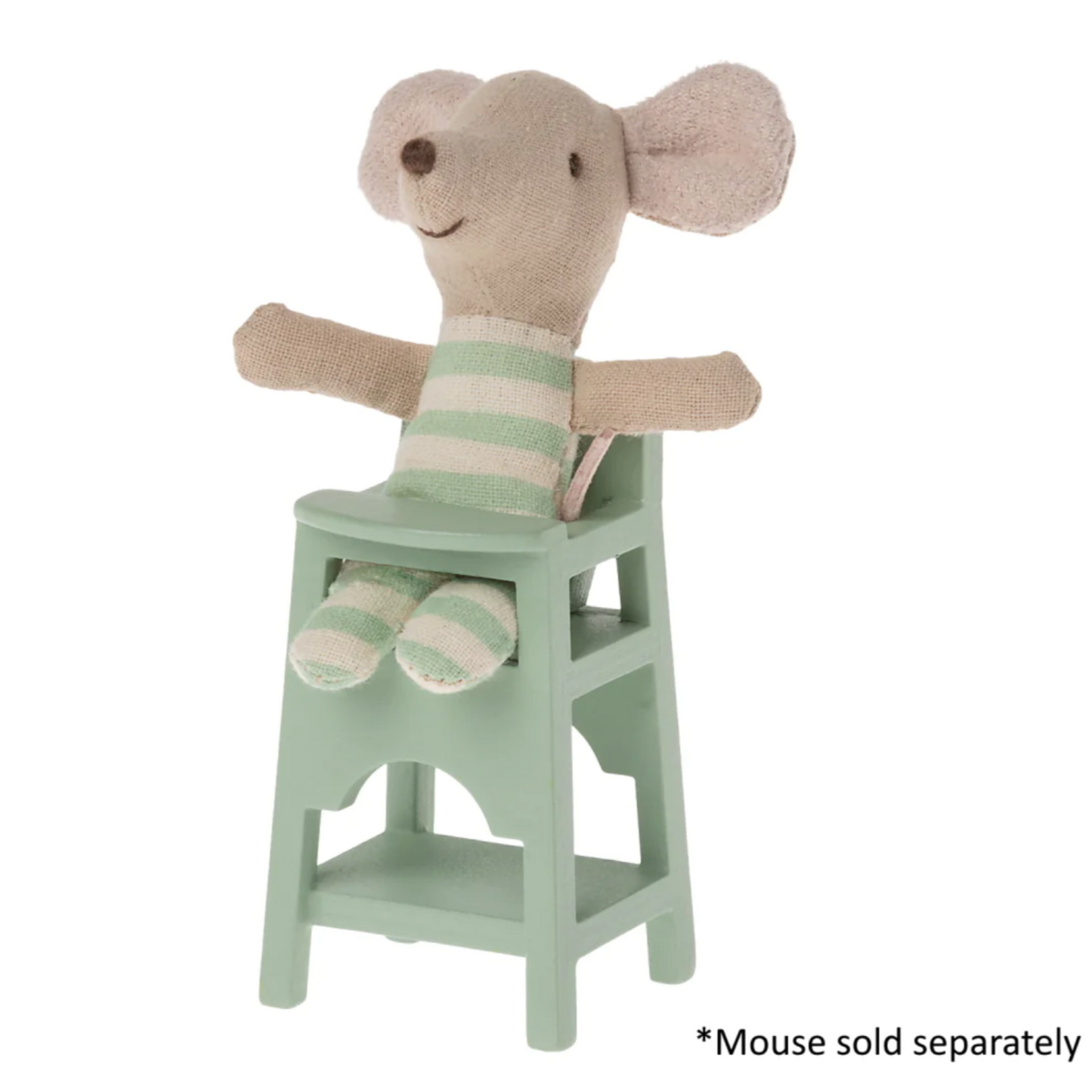 Maileg High Chair for Mouse, Mint (8155977154847)
