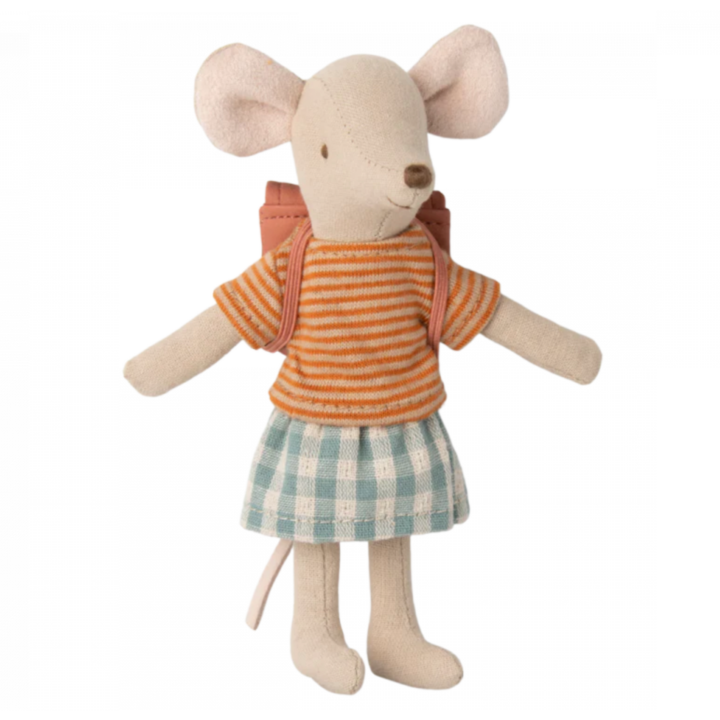 Maileg Tricycle Mouse Big Sister with Bag, Rose (8155939668255)