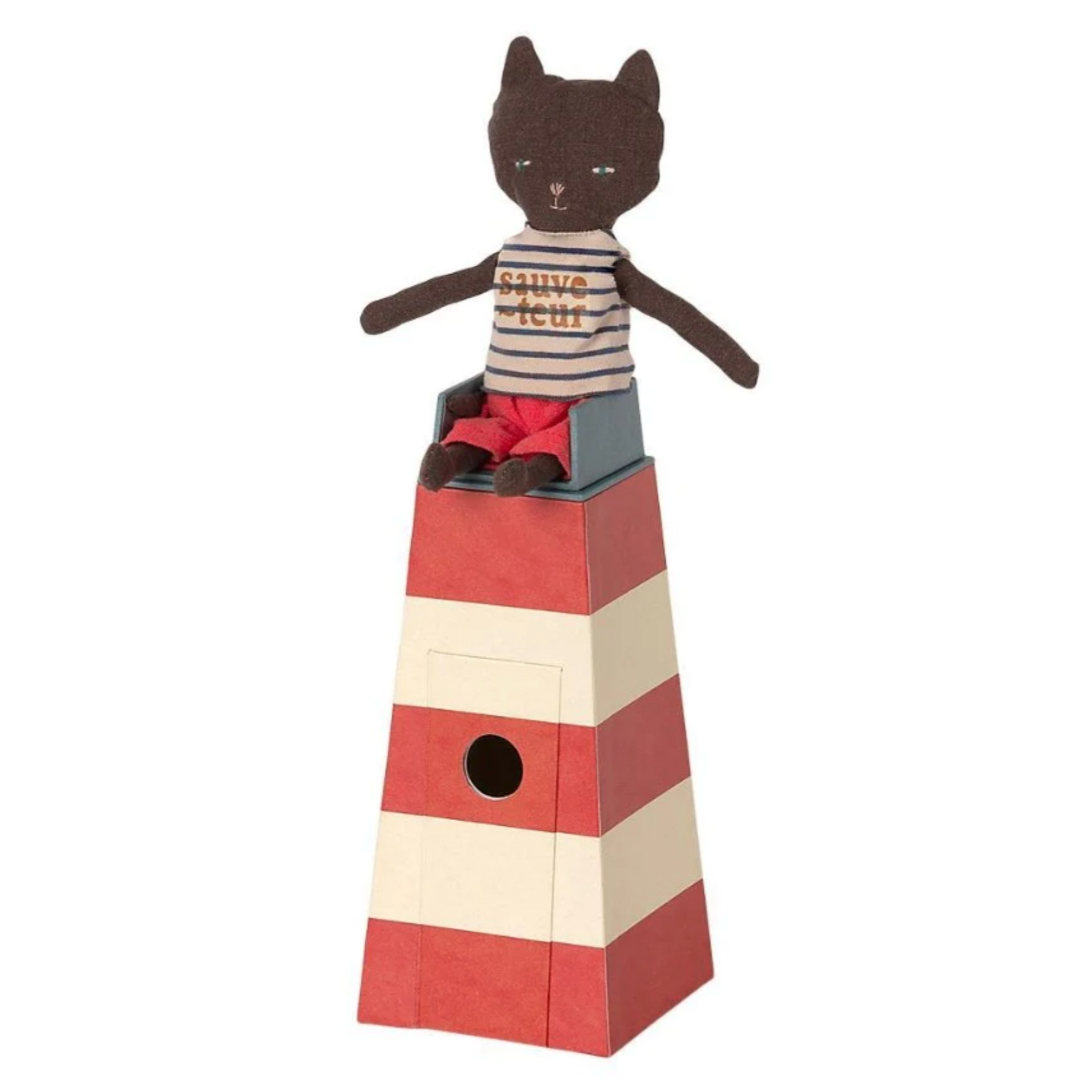 Maileg Lifeguard Tower with Cat (8158197252383)