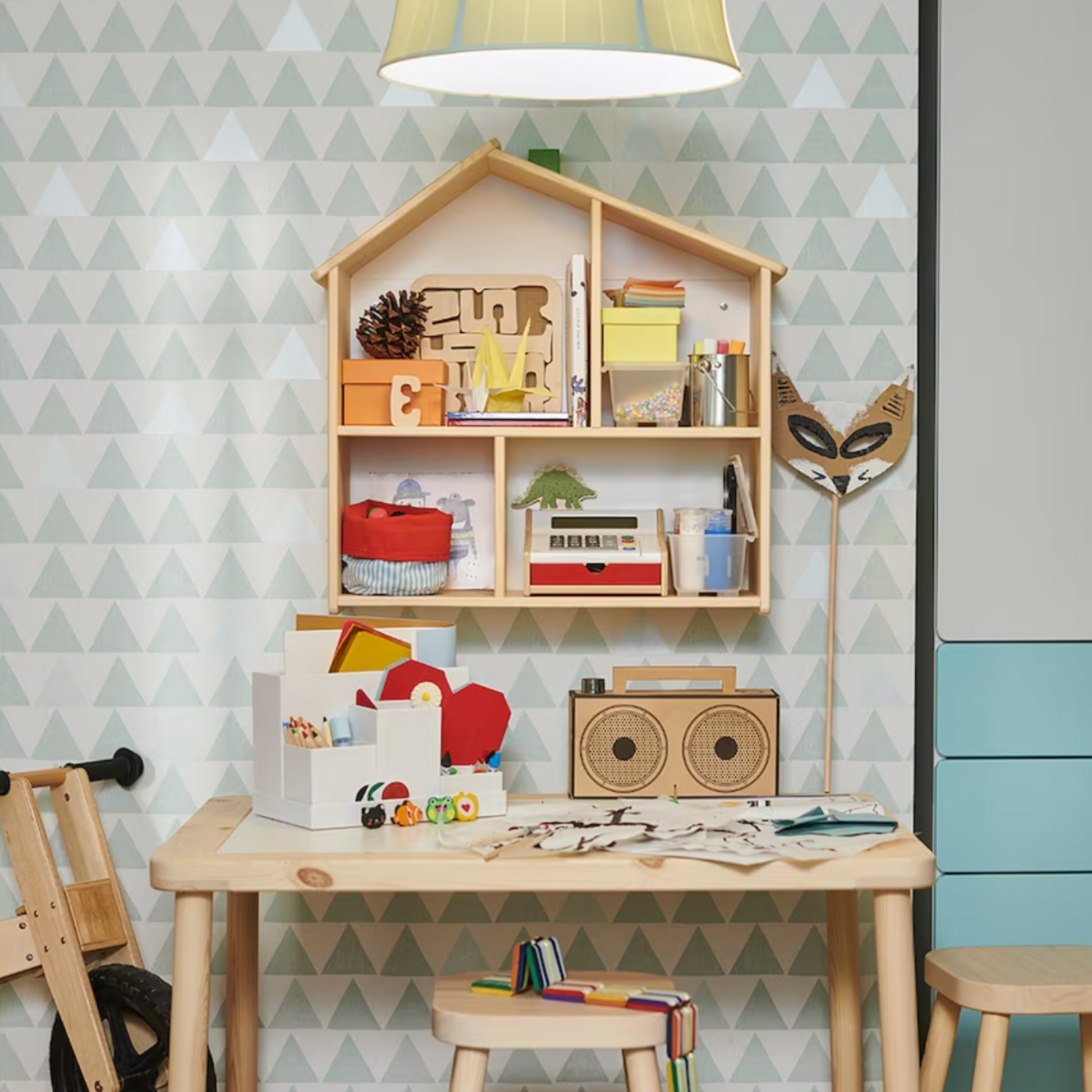Ikea Flisat Doll’s House/Wall Shelf (8210731958559)