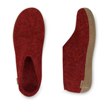 Glerups The Shoe Red - Leather Sole (6816095076417)