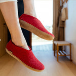 GLERUPS The Shoe Red - Leather Sole (6816095076417)