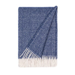 Silva 100% Wool Throw 130x200cm, Blueberry Blue (8672226672927)