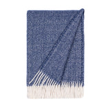 Silva 100% Wool Throw 130x200cm, Blueberry Blue (8672226672927)