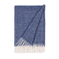 Silva 100% Wool Throw 130x200cm, Blueberry Blue (8672226672927)