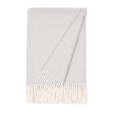 Silva 100% Wool Throw 130x200cm, Frost Grey (8672228081951)
