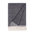 Silva 100% Wool Throw 130x200cm, Liqourice Black (8672226181407)