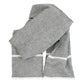 Tanhu Pocket Scarf 43x180cm, Light Grey-White (6807638605889)