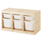 IKEA Trofast Storage Unit 94x44x52cm, White Stained Pine (4337351589953)