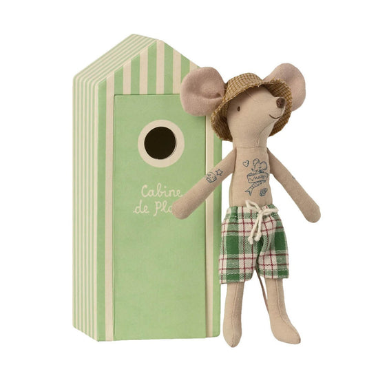 Maileg Beach Mouse Dad in Cabin (6612866596929)