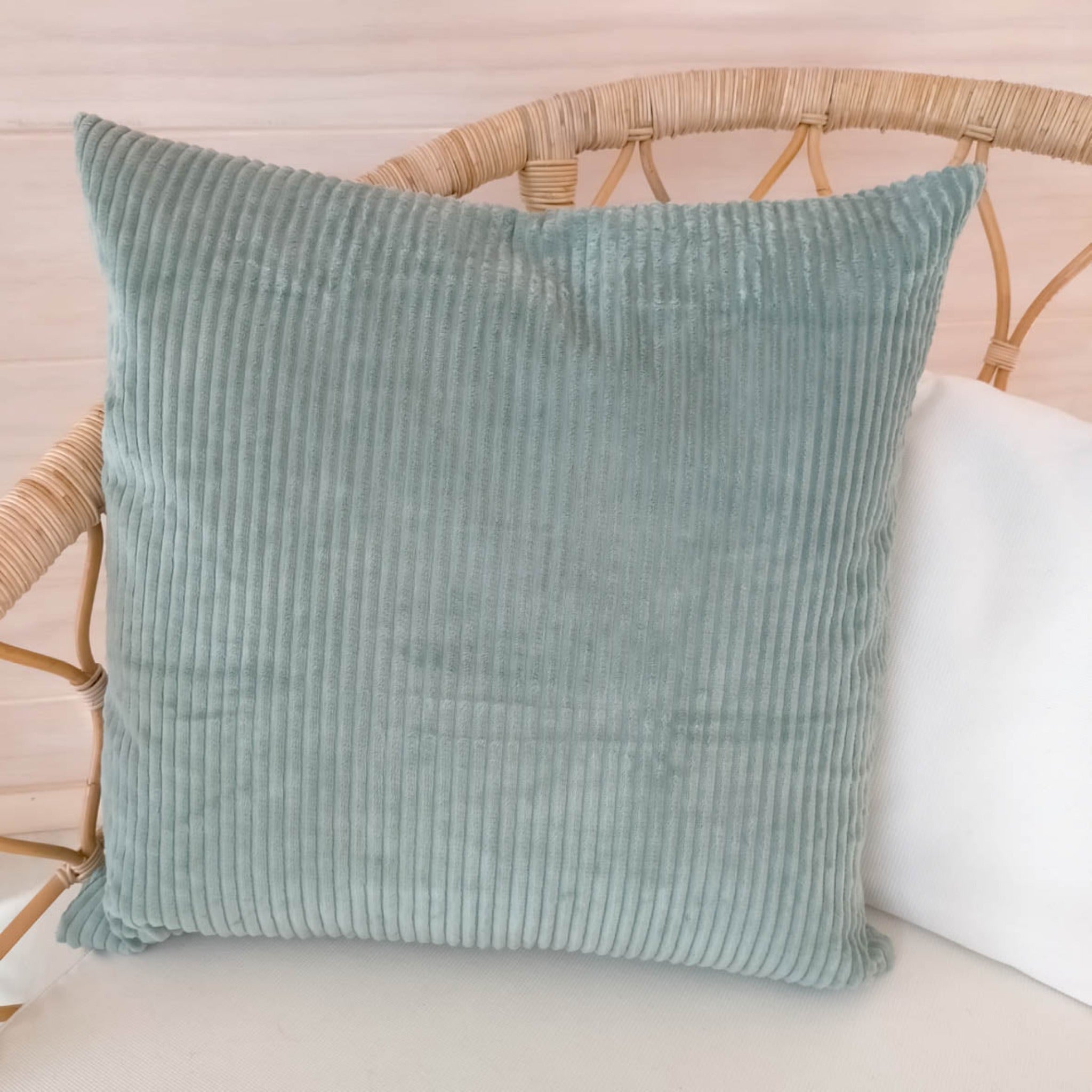 IKEA Åsveig Cushion Cover 50x50cm, Grey/Turquoise (6571078352961)