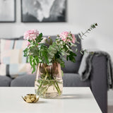 Ikea Berakna Glass Vase, 18cm (8084136558879)