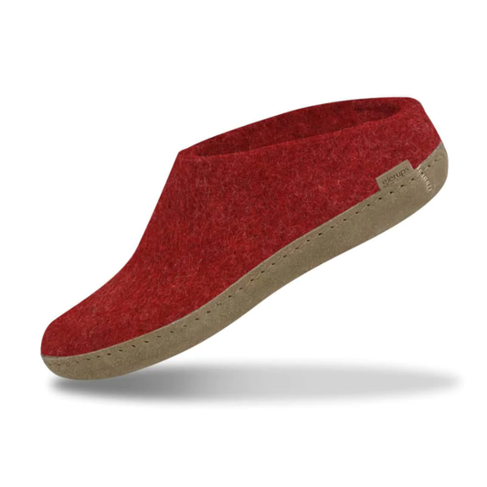 Glerups The Slip On Red - Leather Sole (8201095053599)