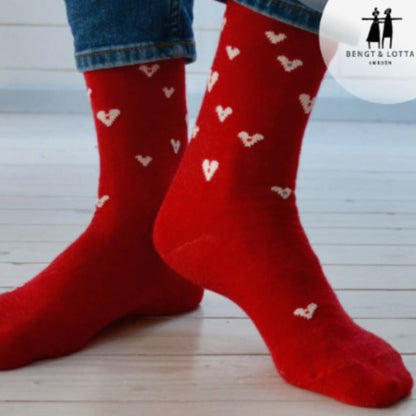 CAI Bengt & Lotta Small Hearts  Merino Socks (4623118008385)