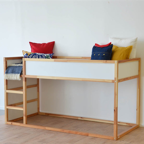 Ikea Kura Reversible Bed, 90x200cm, White Pine – Nordic Chill