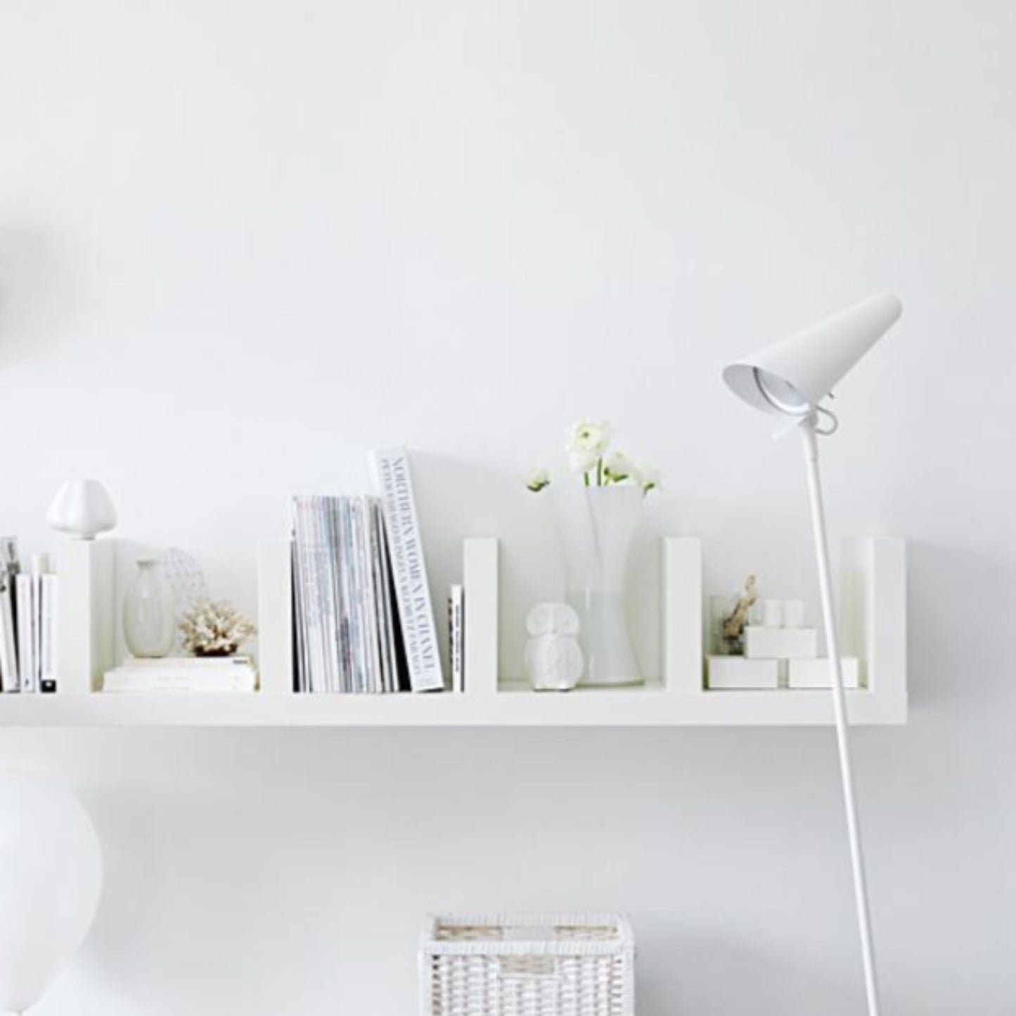 IKEA Lack Wall Shelf Unit 30x190cm, White (339858769)