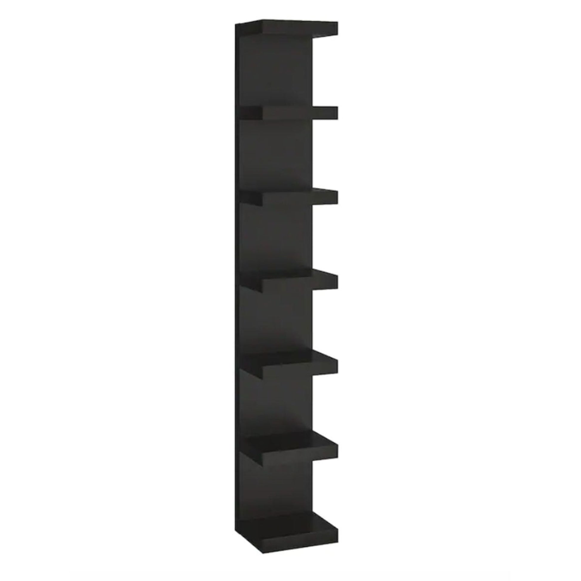 IKEA Lack Wall Shelf Unit 30x190cm, Black/Brown (3697894789)