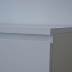 IKEA Malm 4 Drawer Chest, 80x48x100cm, White (4387266756673)
